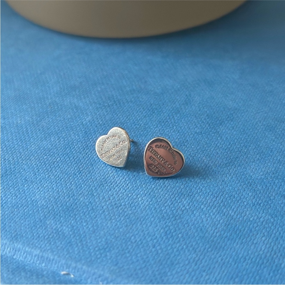 Tiffany and co heart earrings